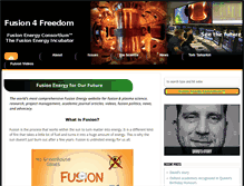 Tablet Screenshot of fusion4freedom.com